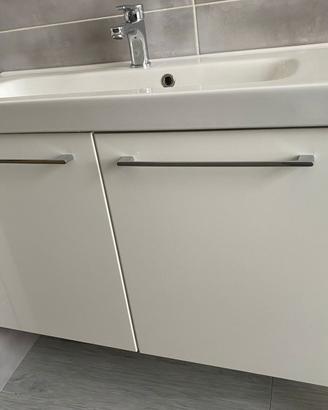 Lavandino con mobile bianco per bagno