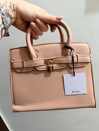 Borsa donna rosa cipria