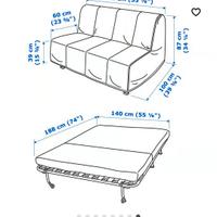 Divanetto letto ikea