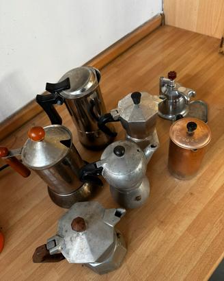 Lotto caffettiere Vintage