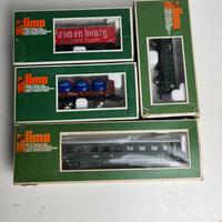 Lotto carri e carrozza Lima H0 – 4 modelli