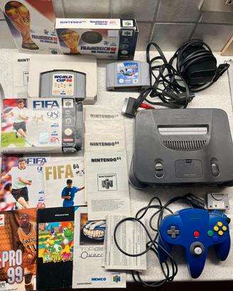 Lotto Nintendo 64 +expansion pak + giochi ed altro