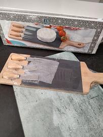 Tagliere + coltelli formaggio