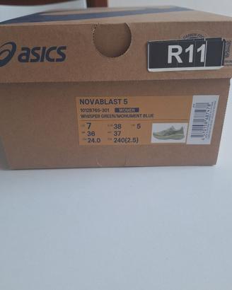 Scarpe ASICS NOVABLST 5 W verde acqua