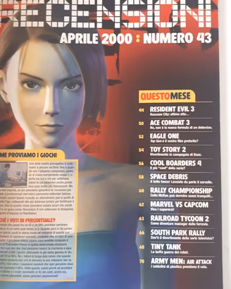 rivista playstation power ps1 resident evil 3 2000