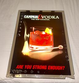 Insegna retroilluminata Campari