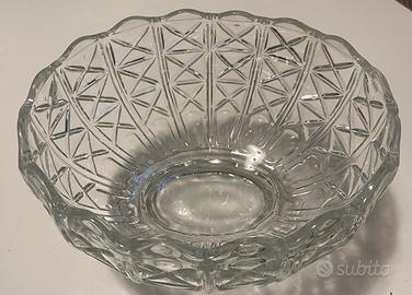 Portafrutta o diverso uso in cristallo