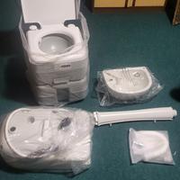 Set WC Portatile da Campeggio e Lavandino