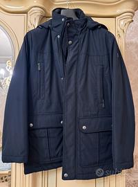 Giaccone uomo con cappuccio rimovibile