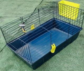 gabbia per conigli nani cm 80x45