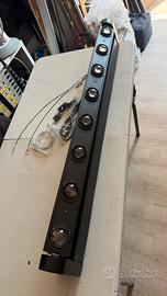 Barra led beam rotante 8x12w