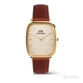 Daniel Wellington Marlon St Mawes Linen Gold