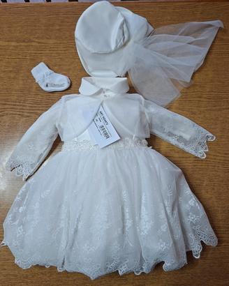 VESTITINO BIMBA BATTESIMO CERIMONIA