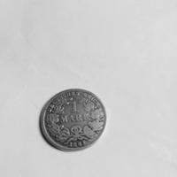 1 marco.1881  impero.tedesco 