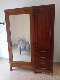 Armadio Guardaroba anni '40 stile Art decò