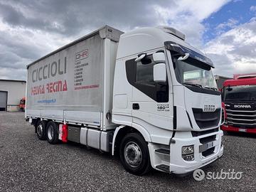 Iveco stralis 480 centina 7.40 e sponda 2014 E6