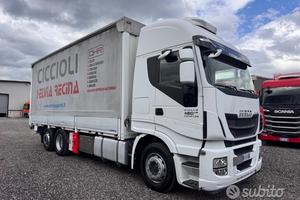 Iveco stralis 480 centina 7.40 e sponda 2014 E6