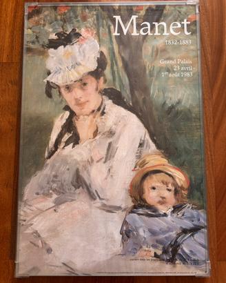 1983 Poster Manet La Famille Mostra Grand Palais