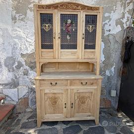 Credenza con Alzata Vintage Liberty - Legno