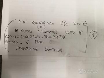 CAMBIO AUTOMATICO USATO MINI COUNTRIMAN R60 2.0 TD