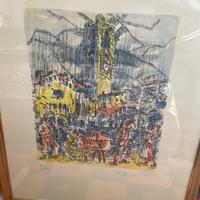 Quadro acquaforte firmato da Fornito