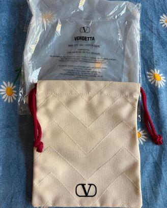 Sacchetta valentino Vendetta ivory dust bag