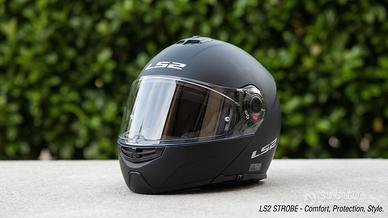 Casco modulare LS2 strobe nero opaco | come nuovo