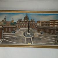 quadro Piazza San Pietro con mosaici