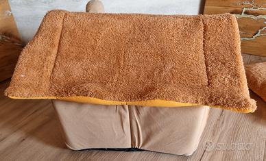 Cuccia Gatto "Orsetto" Nuova con Tetto Rimovibile