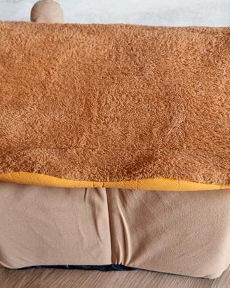 Cuccia Gatto "Orsetto" Nuova con Tetto Rimovibile