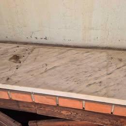 Lastra marmo 108x42 cm spessore 2,5 cm