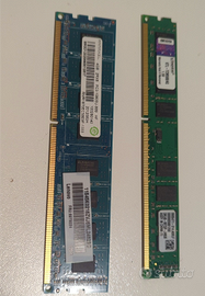 Lotto 8GB RAM DDR3 1333MHz (2x4GB) per PC Desktop