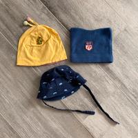 Set 3 cappellini bambino 3-6 mesi