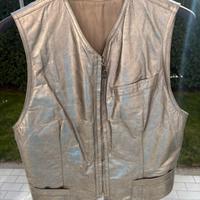 Gilet Gianni Versace  in pelle 