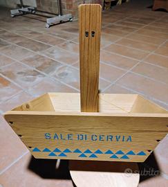 Cesta in legno Sale di Cervia 
