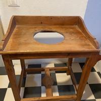 TAVOLINO DA TOILETTE  TOELETTA IN LEGNO
