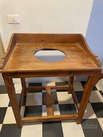 TAVOLINO DA TOILETTE  TOELETTA IN LEGNO