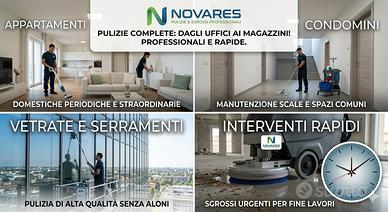 Pulizie professionali, sgrossi e fine lavori