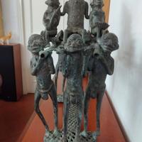 Scultura antica,in bronzo, del Benin,fine 700'