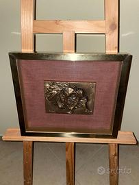 BASSORILIEVO BRONZO BALLERINA FRANCO TROIANO