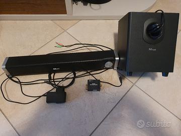 soundbar trust + subwoofer