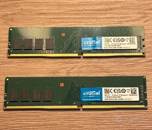 Crucial RAM DDR4 8GB 2400MHz CL17  2PZ