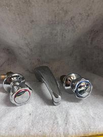 kit batteria lavabo PIRALLA + gruppo bidet piralla