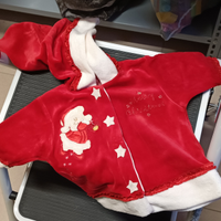 Vestito babba natale bimba