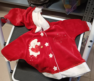 Vestito babba natale bimba