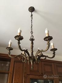 Lampadario a 6 bracci