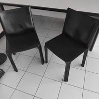 Coppia di sedie Cassina Cab 412