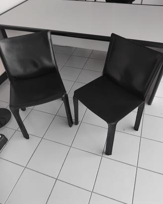 Coppia di sedie Cassina Cab 412