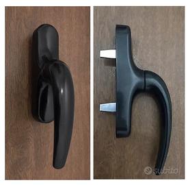 maniglia cremonese alutec nera ral 6005