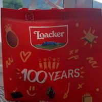 

loacker shopper borsa spesa rara 100 year 20 pz
